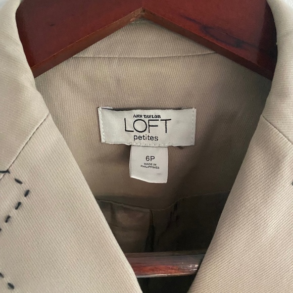 Women's Ann Taylor Loft 6 Petite blazer jacket **FREE SHIPPING** - Picture 3 of 5